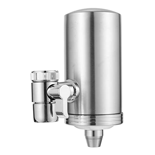 SEWACC Filtro de Agua para Grifo Purificador de Agua Potable con Acero Inoxidable Filtración para Reducción de Olores y para Hogar Flujo Rápido y Estable