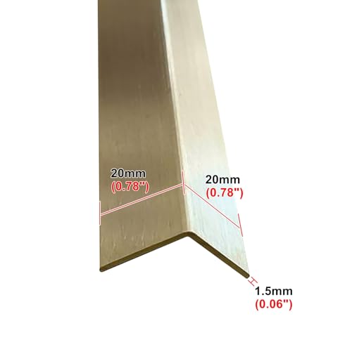 Protector de borde de latón antideslizante y seguro para peldaños de madera 4