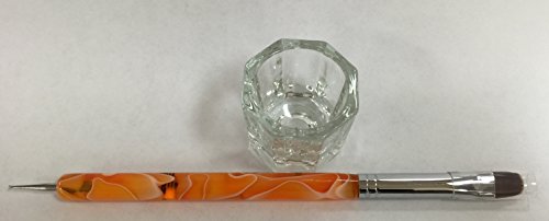 Brocha Acrílica Mármol Kolinsky Para Uñas #12 miniatura 1