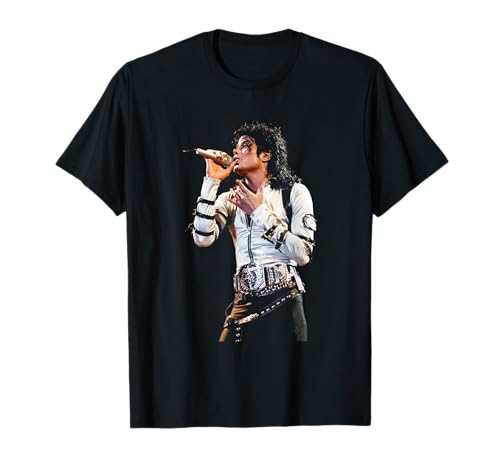 Tournée Mondiale de Michael Jackson Singing Live Bad 1988 T-Shirt