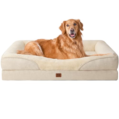 EHEYCIGA Memory Foam XL Dog Bed for...