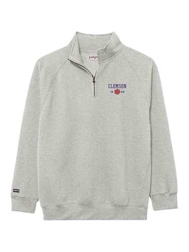 Image of JanSport Unisex Adult NCAA Officially Licensed Rival Long Sleeve Stand-Up Collar Quarter Zip Sweatshirt