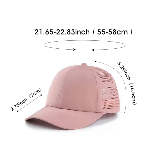 Image of HH HOFNEN Women Quick Drying Baseball Cap Sun Hat Unstructured Golf Hat