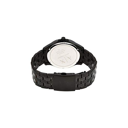 Image of Armani Exchange Mens Hampton Stainless Steel Analogue Watch - AX2144 (Black Free Size)