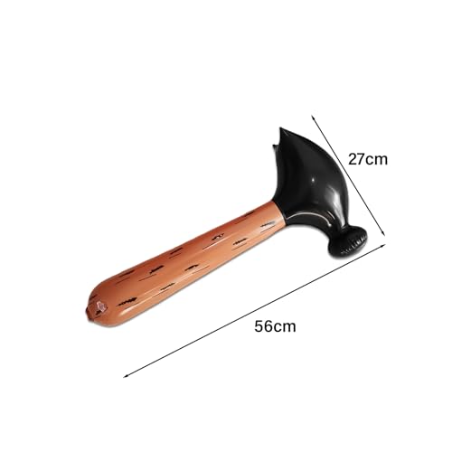 DYOUen 2 Stücke Aufblasbare Hammer Großen Aufblasbarer Kinder Griff Baseballschläger Spielzeug Lustige Kostümzubehör für Cosplay