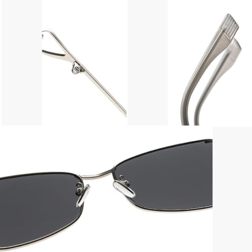 Lunettes de soleil steampunk en métal solides pour visages fatigués - 3