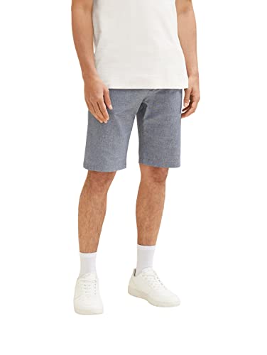 TOM TAILOR Herren Slim Chino Bermuda Shorts mit Gürtel – Ansicht 1