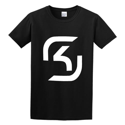 AIXINLI SK Gaming Logo O-Neck 100% Cotton Short Sleeve Unisex T-Shirt L