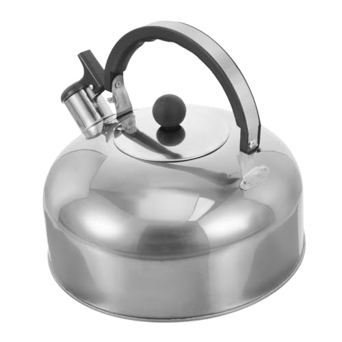 HOMOBABE Hervidor de Agua Inoxidable Silbato 2 para Estufa Práctico para Cocina y Camping