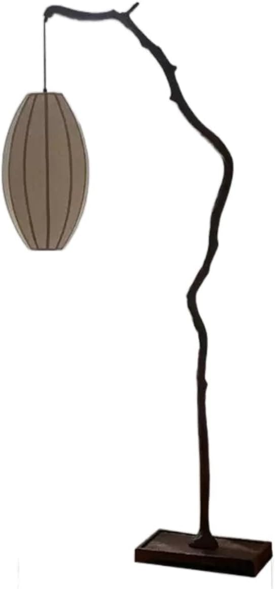 V-inta Floor Lamp - Elegant Tree Branch Design Chinese Lantern Style Standing Light for Living Room Study or Fishing - Perfect Atmosphere Enhancer