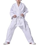 imflyker Karate Uniform for Kids Youth Adults with Belt Sets Martial Arts Sports Karate Suit (S)