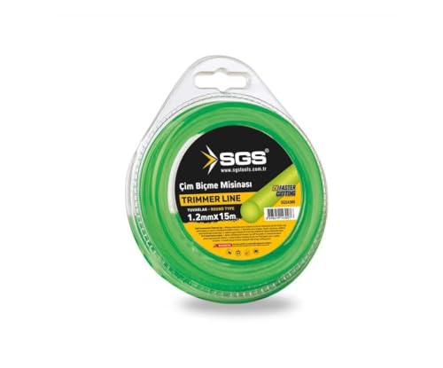 Sgs4300 Tırpan Misinası, 1.2 mm, 15mt, Yuvarlak, Yeşil