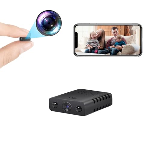 KooVeJia Mini WiFi Camera for Home, 1080P HD Indoor WiFi Security Pet Camera, Nanny Cam with Motion Detection Night Vision,iOS,Android Phone APP Control