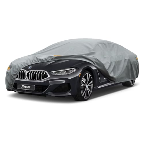 Image of Kayme Heavy Duty Car Cover Custom Fit BMW 8 Series 840 M8 M850 Waterproof All Weather for Automobiles, Full Exterior Covers Sun Rain UV Protection.（Deliver About 3-10 Days）