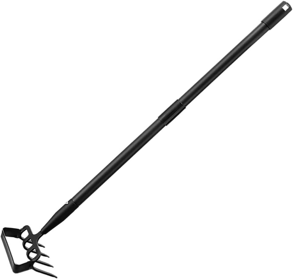 Handheld Garden Hoe Rake for Weeding Soil Loosening and Planting Lightweight Multi-Functional Tool for Lawn and Garden Use Handle for Easy Handling