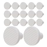 FIXOSHEE Tapones de Coral de Cerámica 25 Piezas 23Mm Soporte Base Rugosa para Corales de Acuario Arrecife Marino y Agua Dulce Accesorios para Cría y Fijación Segura