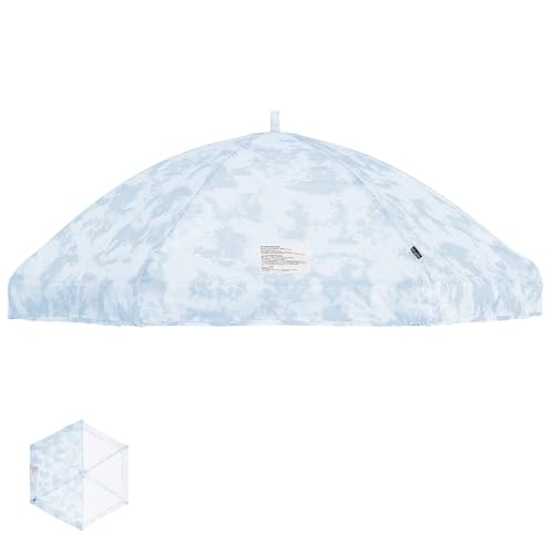 Image of Dream On Me Onyx Playpen Canopy Top, Sun Shade that Blocks Up to 98% UVA /UVB Rays, Breathable Mesh, Removable Tent Top Accessory for Onyx Playpen, Sky Blue