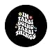 Retro Groovy Im Tabbi Doing Tabbi Things Funny Mother's Day PopSockets Adhesive PopGrip