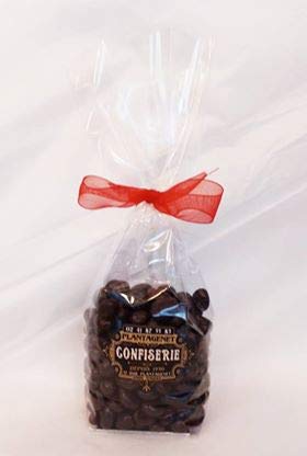 Véritables raisins dorés macérés au Sauternes et enrobés de chocolat noir - Maison VERDIER -recette traditionnelle depuis 1945 - A déguster à l'apéritif ou avec un bon café ou thé noir - 200g