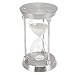 LUCKDANO Decorative Hourglass Metal Hourglass Sand Timer - Elegant Decorative Sandglass Timer for Home & Office, for All Occasions (S 15min)