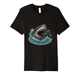 Shark Attack Great White Shark vs Seal Predator Ocean Premium T-Shirt