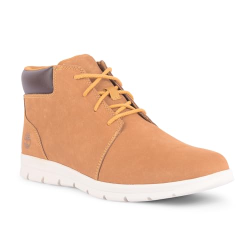 Timberland Graydon Chukka Basic Botas de Moda para Hombre, Amarillo (Wheat Nubuck), 40 EU