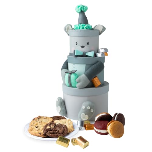 Carolina Cookie Company Bear Cookie and Whoopie Pie Stacker: 18-Pack + Hard Candy Gourmet Treat Set - Adorable Gift for All Occasions