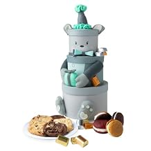 Carolina Cookie Company Bear Cookie and Whoopie Pie Stacker 18-Pack + Hard Candy Gourmet Treat Set - Adorable Gift for All Occasions