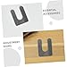 Parliky 2Pcs U Shaped Automotive Lift Leveling Pads Durable Shims for Car Jack Height Adjustment Reliable Support for Industrial Lift Alignment