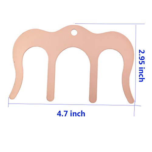 Hidear Music Book Clip Page Holder 3Pcs Pack Metal Sheet Music Holders For Sheet Music Stands Pianos Book Reading (Rose Gold) #TOP2