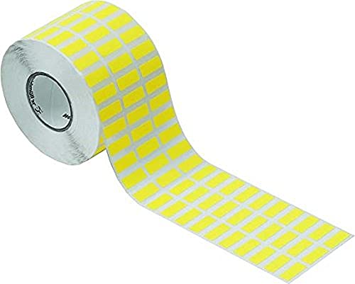 Étiquette THM MT30 X 15/6 jaune Weidmüller à adhésion durable pour composants électriques
