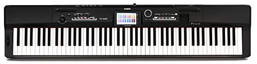 Casio PX-360BK Piano numérique 88 touches avec bloc d’alimentation - Les Beatles, Paul McCartney, John Lennon, RIngo Starr, George Harrison Casio PX-360BK Piano numérique 88 touches avec bloc d'alimentation