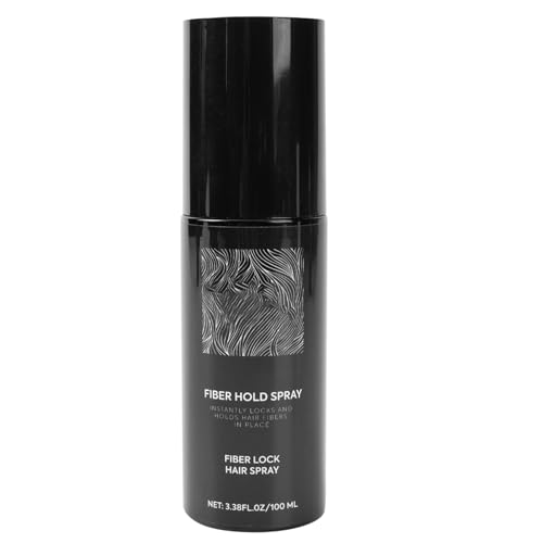 Spray De Fibra - Spray De Bloqueo Di Fibra Para El Cabello | Efecto Duradero | Adelgazamiento Y Cabello Fino Para Un Aspecto Instantáneamente Más Completo Y Más Grueso Paŕa Mujeres