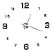 Produktbild NUOLUX DIY 3D Wanduhr Dekoration Uhr Große Wanduhr 3D Spiegel Oberflächen Große Uhr Zimmerdeko (schwarz)