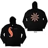 Slipknot Hoodie Goat S Band Logo Official Mens Black Pullover Small #2