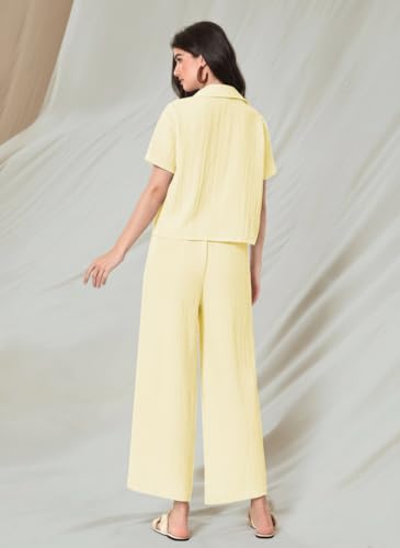 Image of TOPLOT Women's Jumpsuit Co-ord Set | Soft Breathable Feel | Comfortable Fit with Easy Movement | Stylish One-Piece Outfit Design | Perfect for Casual & Travel (5225)