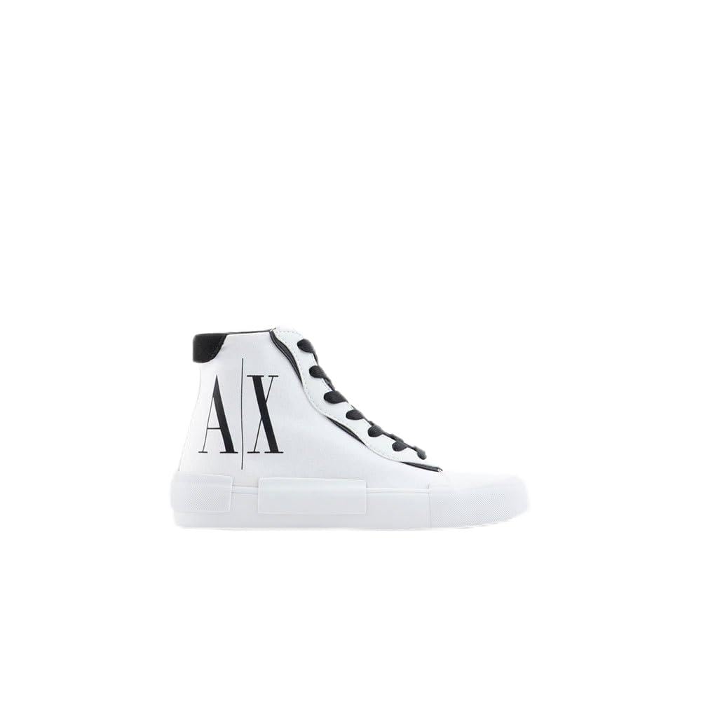 Armani Exchange Scarpe da Ginnastica Alte Top Axe Bianche