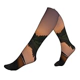 Utilisation polyvalente : idéal pour un large éventail de personnes, y compris les enseignants, les employés de bureau, les caissiers et les employés d'épicerie. Ces chaussettes de compression Moonlit Canoe Allagash River Print sont également adaptées pour ceux qui passent de longues heures assis ou debout, comme lors de longs voyages ou en avion. Ils peuvent être portés pour des activités telles que la randonnée, la marche, le sport et même faire un cadeau attentionné.