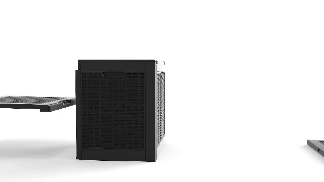 Amazon | DoubleTT 物置 収納庫 屋外 防水 380L大容量 耐候 幅121.4