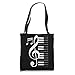 Music Note Entertainer Tote Bag