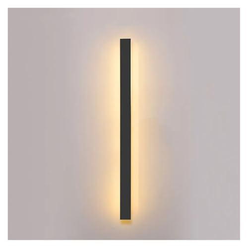 Aplique de pared exterior impermeable IP65 negro para eliminar zonas oscuras en terrazas