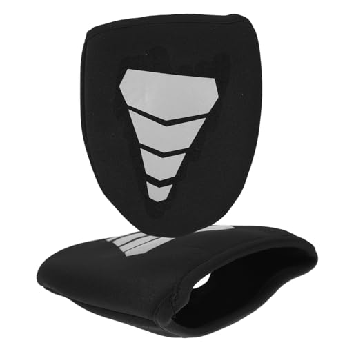 BESPORTBLE 1 Pair Cycling Half Shoes Cover Waterproof Windproof Reflective Outdoor Overshoes Anti-Slip for Safe Riding