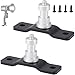 Jorixxy 2-Pack T-Type Wall Ceiling Mount Light Stand 5/8