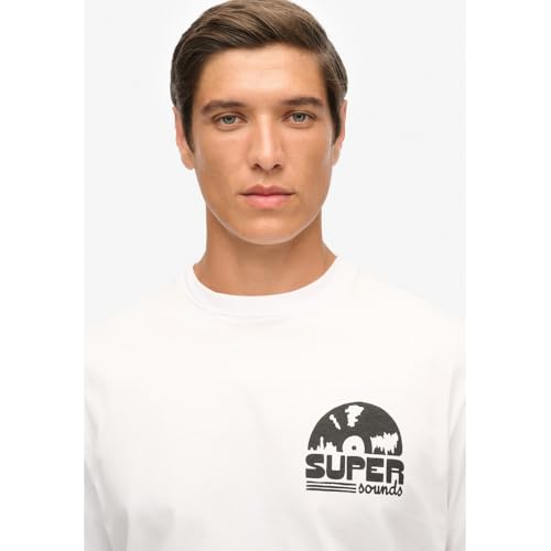 T shirt oversize Superdry Record Label - vue 6