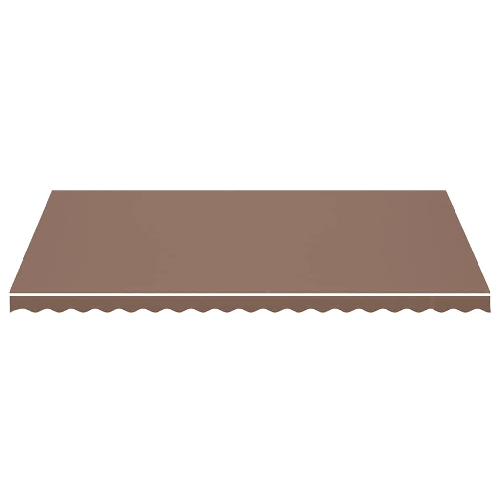 Tomostar Toile de Remplacement Store Banne, Toit de Rechange Tissu de Remplacement pour Auvent Marron 5x3 m