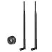 Bingfu 4G LTE Cellular Trail Camera Antenna 7dBi RP-SMA Male Antenna (2-Pack) Compatible with SPYPOINT Link Micro Link Dark Link S Link EVO 4G LTE Cellular Trail Camera Wildlife Game Hunting Camera