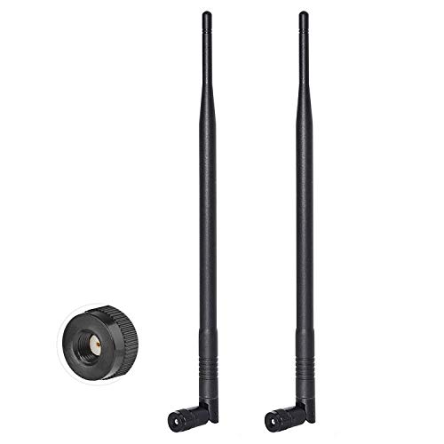 Bingfu RP-SMA Cellular 4G LTE Trail Camera Antenna 7dBi (2-Pack) Compatible with 4G LTE Cellular Trail Camera Game Camera Wildlife Hunting Camera Outdoor Mobile Security Camera