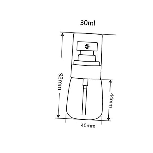 NIYANGLE 3pcs Spray Bottles Setting Spray Oil Sprayer Squirt Bottle Press Pump Subpackaging Portable Sunscreen Sprayers Refillable