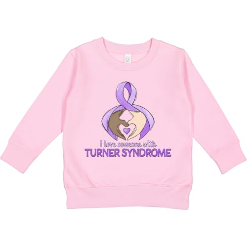 inktastic Turner Syndrome Awareness Ribbon Toddler Sweatshirt 5-6 Pink 4363c