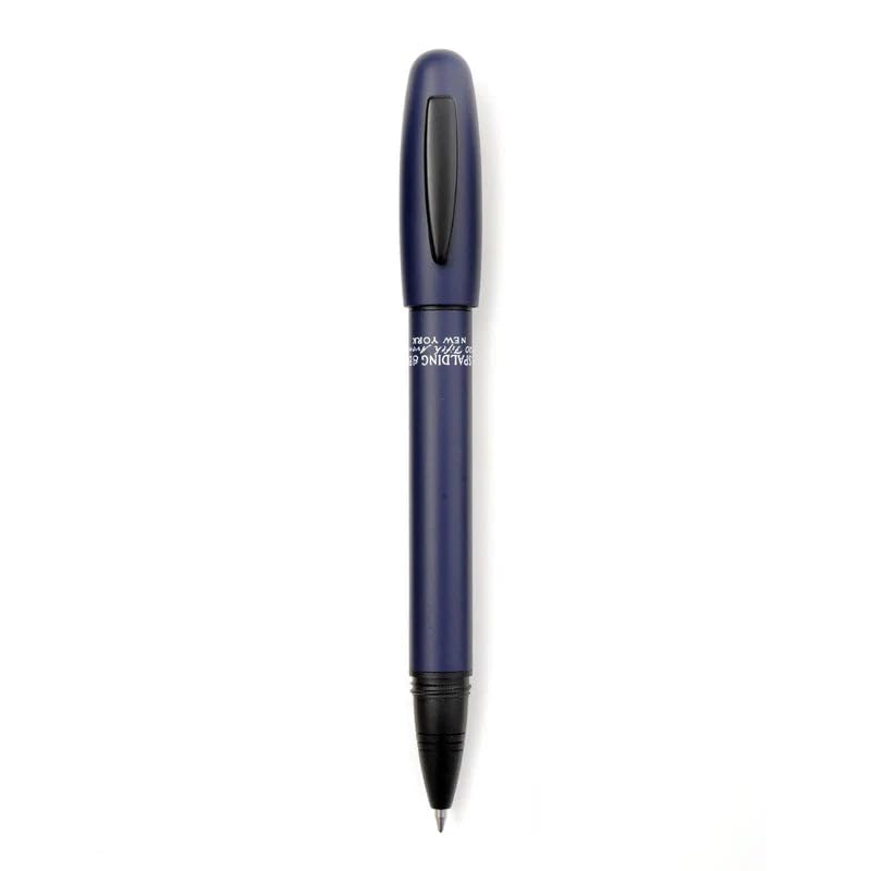 Bolígrafo A.G.Spalding&Bros. Short Black Matt Sfera Metal Azul